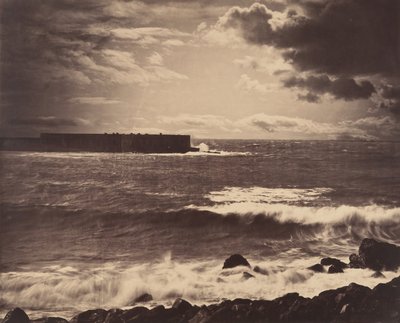 [A Grande Onda, Sète], 1857. de Gustave Le Gray