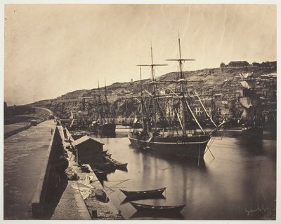 O porto e a cidade de Sète-Mediterranée (Port et Ville de Sète-Mediterranée) de Gustave Le Gray