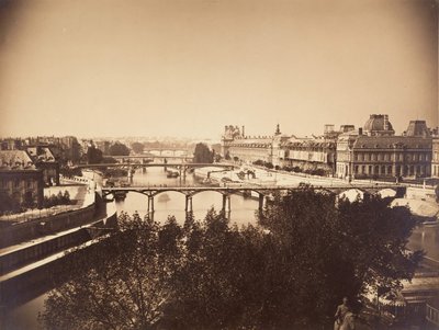 [Vista do Sena, Paris], 1857. de Gustave Le Gray