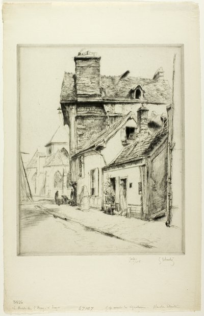 A abside de São Remy de Troyes de Gustave Leheutre