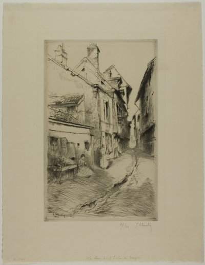 A rua da escola, Troyes de Gustave Leheutre