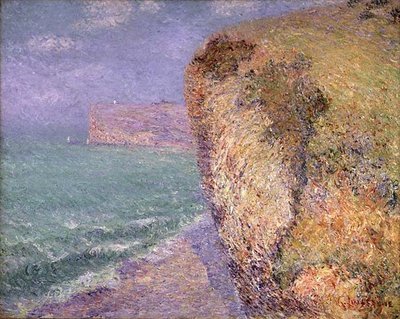 Penhascos em Grainval de Gustave Loiseau
