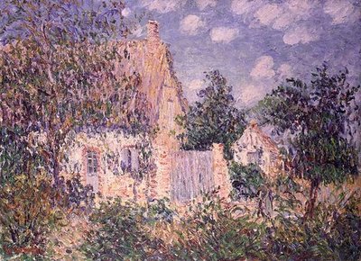 Casa de campo em St. Cyr du Vaudreuil (óleo sobre tela) de Gustave Loiseau
