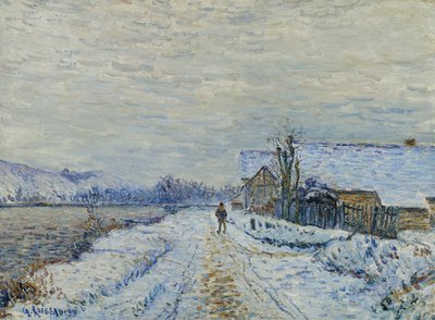 Efeito de neve em Tournedos, 1899 de Gustave Loiseau