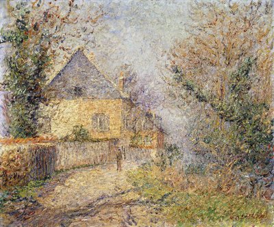 Casas nas margens do L "Eure, Louviers; Casas da Borda de L" Eure, Louviers, 1902 de Gustave Loiseau