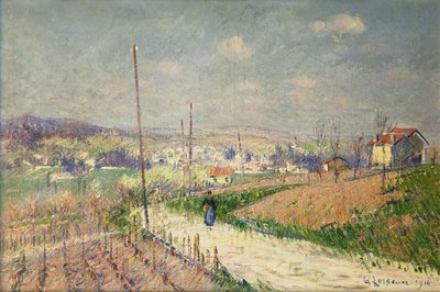 Primavera em Ile de France; Primavera em Ile de France, 1916 de Gustave Loiseau