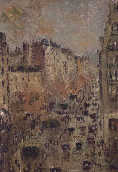O Boulevard Raspail, 1928 de Gustave Loiseau