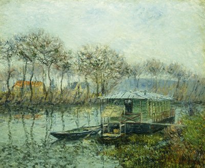 O Sena em Port Marley; La Seine a Port Marley, 1902-1903 de Gustave Loiseau