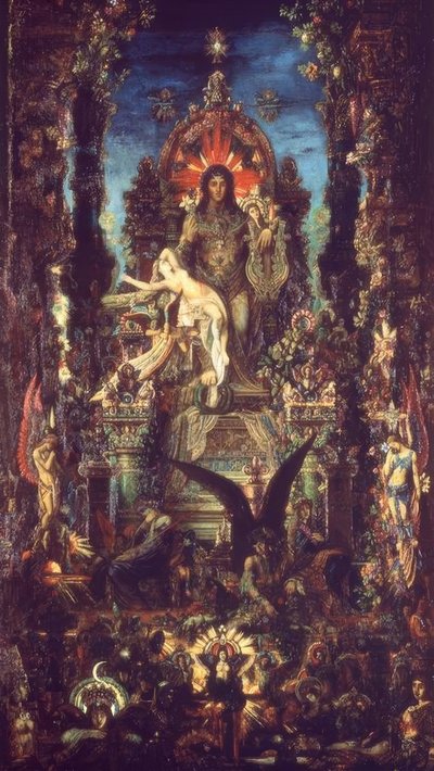 Júpiter e Semele de Gustave Moreau
