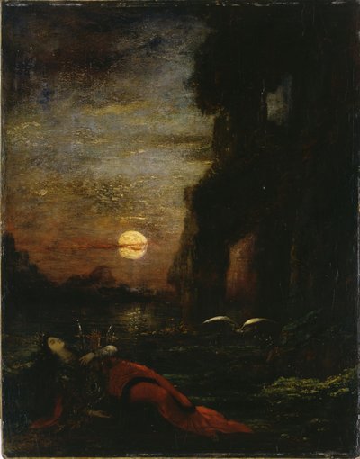 A morte de Safo de Gustave Moreau
