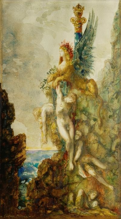 A Esfinge (Vencedor) de Gustave Moreau