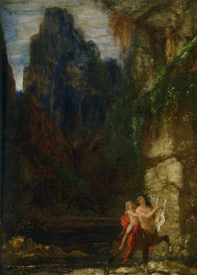 Moreau - A Educação de Aquiles de Gustave Moreau