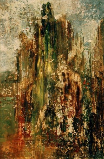 Paisagem. Desbaste (na Esfinge) de Gustave Moreau