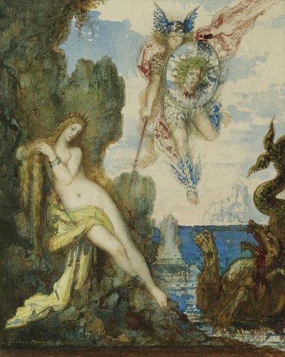 Perseu e Andrômeda, 1882. de Gustave Moreau