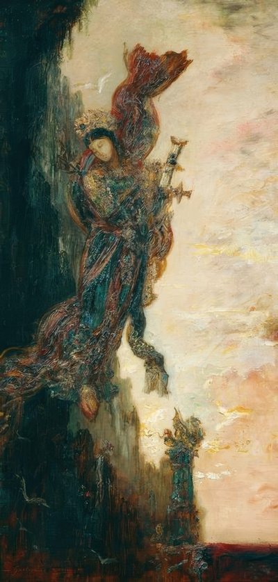 Safo caindo de Gustave Moreau