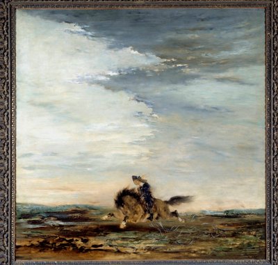 The Scottish Rider Painting de Gustave Moreau (1826-1898) século XIX. Paris, Musee Gustave Moreau de Gustave Moreau