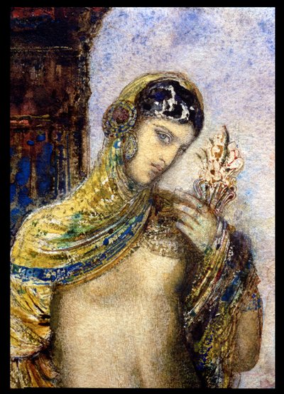 O detalhe do Cântico das Canções de 83718 de Gustave Moreau