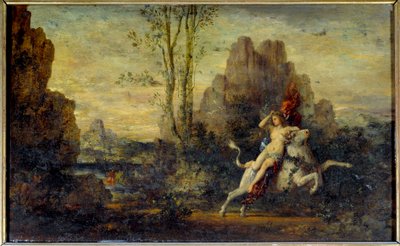 O rapto da Europa. Pintura de Gustave Moreau (1826-1898) de Gustave Moreau