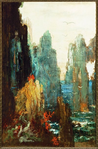 As sirenes (pintura sobre tela) de Gustave Moreau