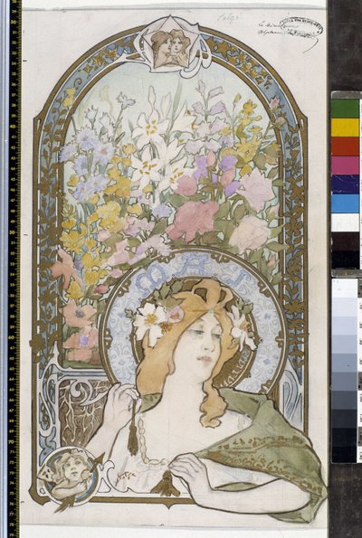 Art Nouveau: cartaz de Gustave Salge (1878-1946). de Gustave Salge