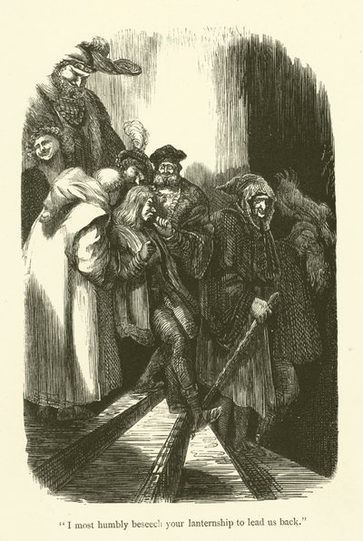 Ilustração para as obras de Rabelais de Gustave after Dore