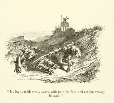 Ilustração para as obras de Rabelais de Gustave after Dore
