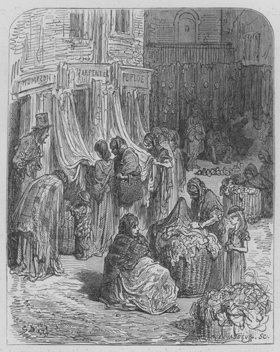 A Feira Aux Haillons de Gustave after Dore