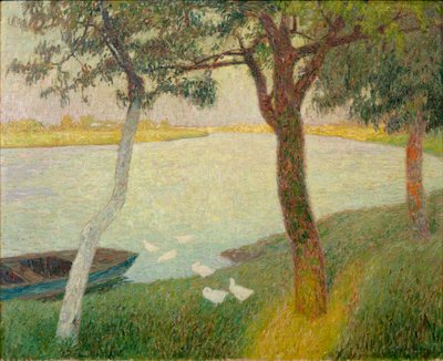 Patos no rio Leie de Gustave de Smet