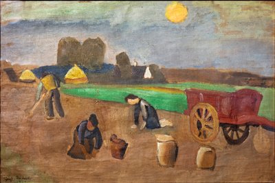 Colheita da batata de Gustave de Smet