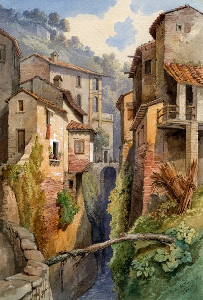 Lucca, Toscana, Itália, 1850. de Gustavo Witting