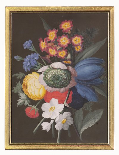 Natureza morta de um ramo de flores de Gustavus Hamilton