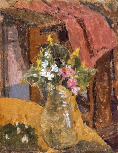 Flores (óleo sobre tela) de Gwen John