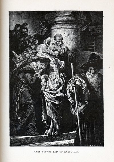 Mary Stuart levou à execução, 1882 de Gyula Benczúr