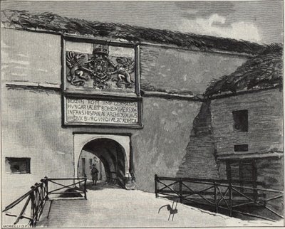 O Portão da Antiga Fortaleza em Komárno, década de 1890 de Gyula Háry