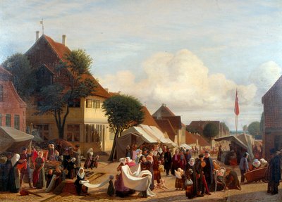 Um dia de mercado em Fredericia de H.J. Hammer