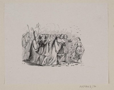 Ilustração para "The Wild Swans" em H.C. Andersen, "Contos de fadas e histórias", Volume 1 de H.P. Hansen