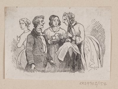 Ilustração para "É verdade" em H.C. Andersen, "Contos de fadas e histórias", Volume 2 de H.P. Hansen