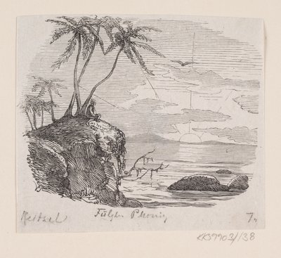 Ilustração para "Phoenix Bird" em H.C. Andersen, "Contos de fadas e histórias", Volume 2 de H.P. Hansen