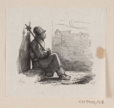 Ilustração para "Lykkens Kalosker" em H.C. Andersen, "Contos de fadas e histórias", Volume 1 de H.P. Hansen