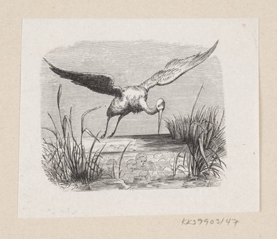 Ilustração para "As Cegonhas" em H.C. Andersen, "Contos de fadas e histórias", Volume 1 de H.P. Hansen