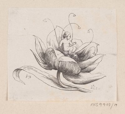 Ilustração para "Tommelise" em H.C. Andersen, "Contos de fadas e histórias", Volume 1 de H.P. Hansen