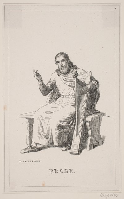Explosão. Ilustração para a História da Dinamarca de Fabricius 1, 128. de H. C. Henneberg