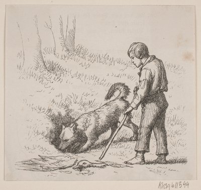 Ilustração para: "Mr. Mikkel" de H. C. Henneberg