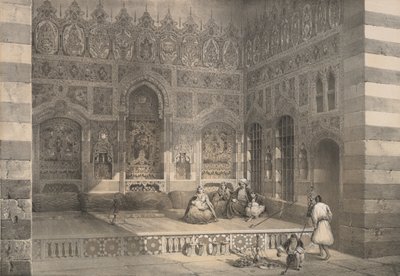 100. An Iwan, em Damasco, 1843. de H. Clerget
