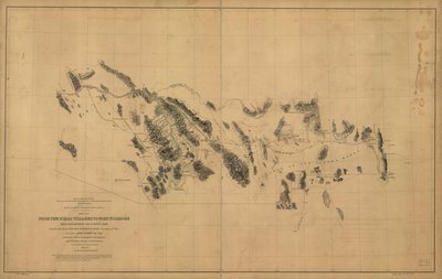 Das aldeias de Pimas a Fort Fillmore: de explorações e pesquisas de H.; Davis Custer
