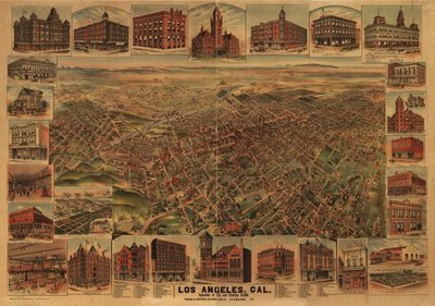 Los Angeles, Cal., população da cidade e arredores 65.000. de H.; Elliott Pu Co.; Southern California Land Co. Elliott