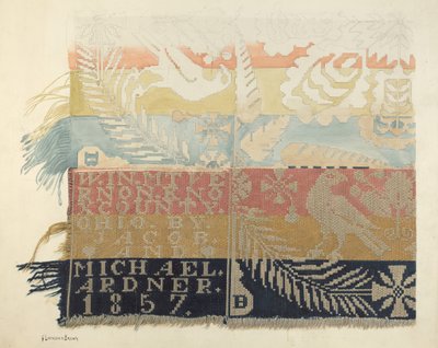 colcha jacquard de H. Langden Brown