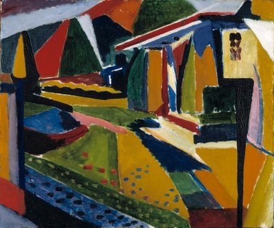 Paisagem abstrata de H. Lyman Sayen