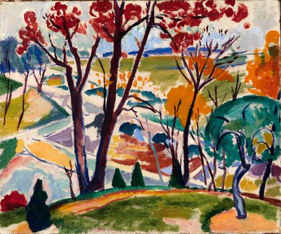 Paisagem, Ponte, Huntingdon Valley de H. Lyman Sayen