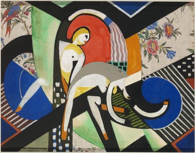 O Chuva de trovões (estudo para pintura) de H. Lyman Sayen